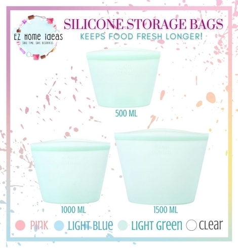 ELI 3 SILICONE POUCH 1500ML LIGHT GREEN